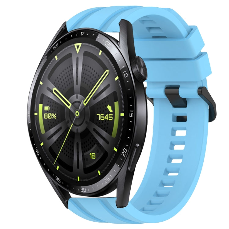 Set di cinturini sportivi in silicone tinta unita lunghi e corti, For Huawei Watch GT Runner, For Huawei Watch 3 Pro