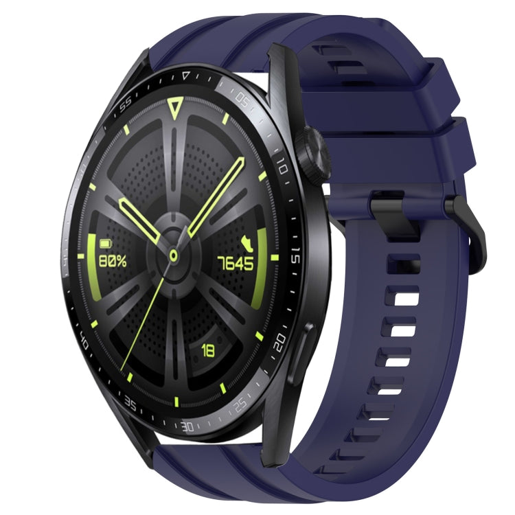 Set di cinturini sportivi in silicone tinta unita lunghi e corti, For Huawei Watch GT Runner, For Huawei Watch 3 Pro