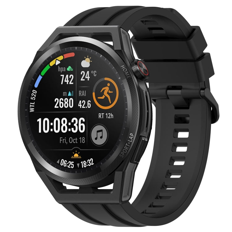 Set di cinturini sportivi in silicone tinta unita lunghi e corti, For Huawei Watch Buds, For Huawei Watch GT3 SE