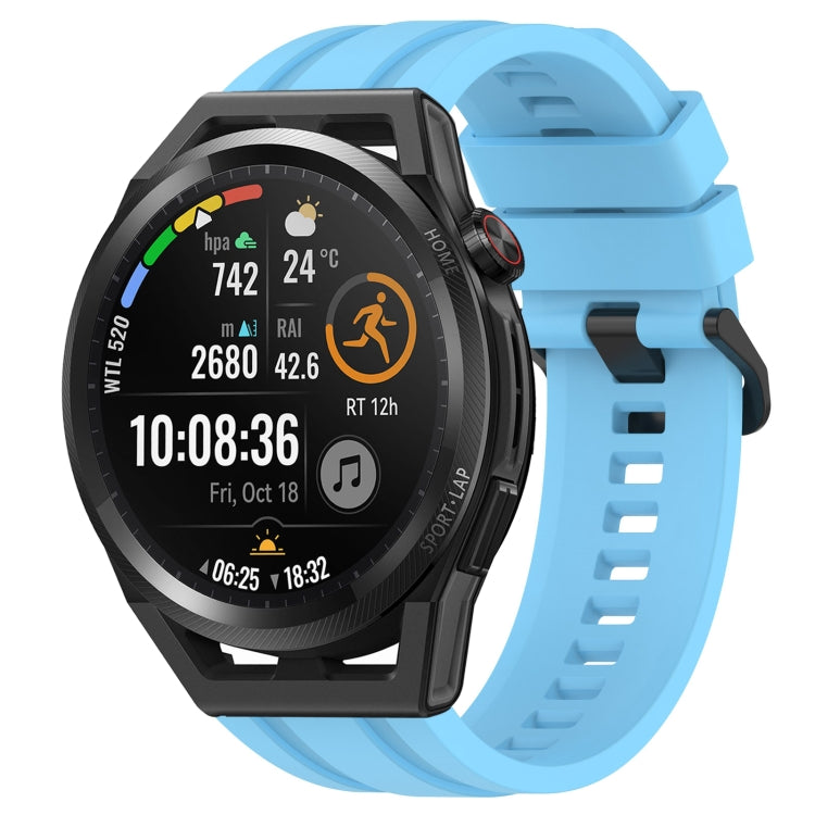 Set di cinturini sportivi in silicone tinta unita lunghi e corti, For Huawei Watch Buds, For Huawei Watch GT3 SE