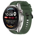 Set di cinturini sportivi in silicone tinta unita lunghi e corti, For Huawei Watch Ultimate, For Honor Watch GS 3i