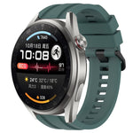 Set di cinturini sportivi in silicone tinta unita lunghi e corti, For Huawei Watch Ultimate, For Honor Watch GS 3i