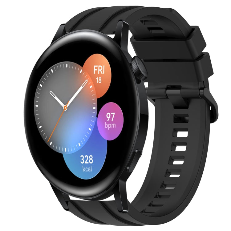 Set di cinturini sportivi in silicone tinta unita lunghi e corti, For Honor Watch GS 3, For Huawei Watch GT3  46mm