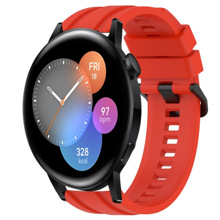 Set di cinturini sportivi in silicone tinta unita lunghi e corti, For Honor Watch GS 3, For Huawei Watch GT3  46mm