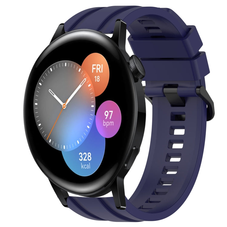 Set di cinturini sportivi in silicone tinta unita lunghi e corti, For Honor Watch GS 3, For Huawei Watch GT3  46mm