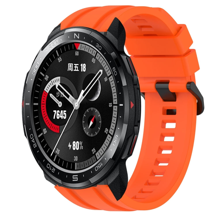Set di cinturini sportivi in silicone tinta unita lunghi e corti, For Huawei Watch 3, For Honor Watch GS Pro