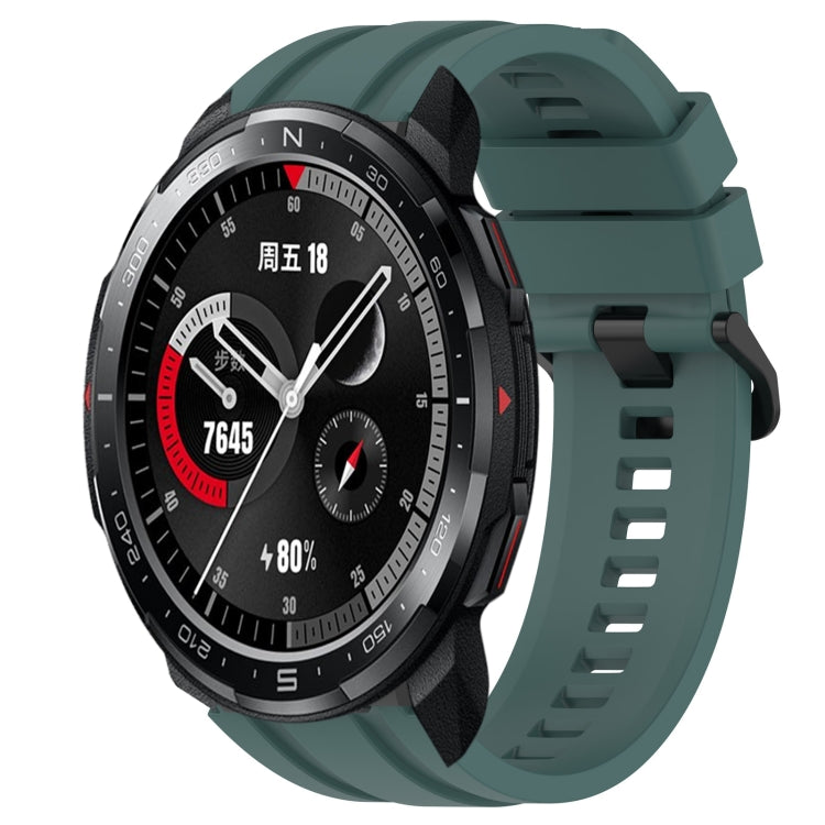 Set di cinturini sportivi in silicone tinta unita lunghi e corti, For Huawei Watch 3, For Honor Watch GS Pro