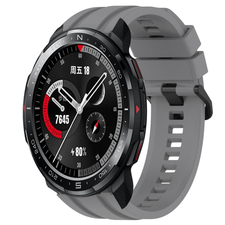 Set di cinturini sportivi in silicone tinta unita lunghi e corti, For Huawei Watch 3, For Honor Watch GS Pro