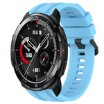 Set di cinturini sportivi in silicone tinta unita lunghi e corti, For Huawei Watch 3, For Honor Watch GS Pro