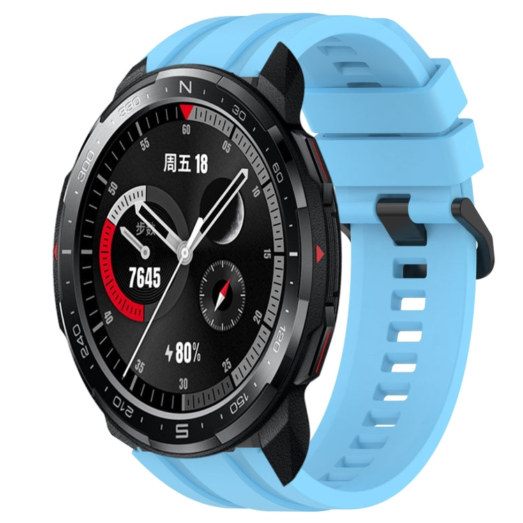 Set di cinturini sportivi in silicone tinta unita lunghi e corti, For Huawei Watch 3, For Honor Watch GS Pro