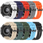 Set di cinturini sportivi in silicone tinta unita lunghi e corti, For Honor Watch GS 3, For Huawei Watch GT3  46mm