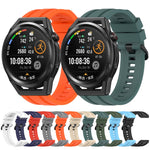 Set di cinturini sportivi in silicone tinta unita lunghi e corti, For Huawei Watch 3 Pro New, For Huawei Watch GT3 Pro 46mm