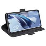 Custodia per telefono in pelle con vibrazione orizzontale con fibbia magnetica a doppio lato, For OPPO Reno10 Pro+