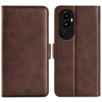 Custodia per telefono in pelle con vibrazione orizzontale con fibbia magnetica a doppio lato, For OPPO Reno10 Pro+