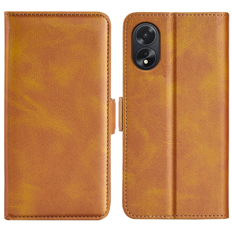 Custodia per telefono in pelle con vibrazione orizzontale con fibbia magnetica a doppio lato, For OPPO A3 Pro 5G China, For OPPO Reno11 F 5G, For OPPO Reno11 5G Global, For OPPO A38
