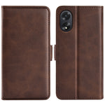 Custodia per telefono in pelle con vibrazione orizzontale con fibbia magnetica a doppio lato, For OPPO A3 Pro 5G China, For OPPO Reno11 F 5G, For OPPO Reno11 5G Global, For OPPO A38