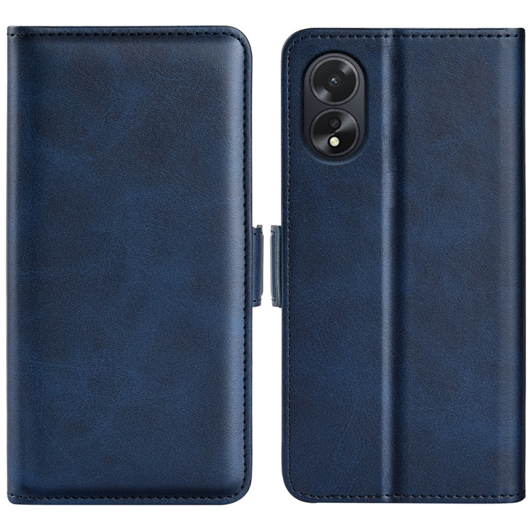 Custodia per telefono in pelle con vibrazione orizzontale con fibbia magnetica a doppio lato, For OPPO A3 Pro 5G China, For OPPO Reno11 F 5G, For OPPO Reno11 5G Global, For OPPO A38