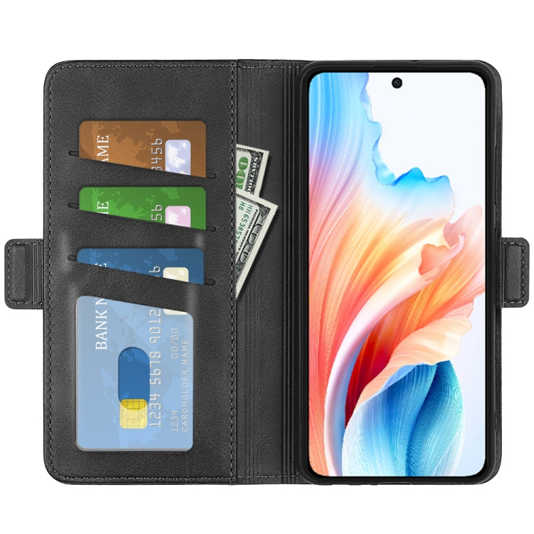 Custodia per telefono in pelle con vibrazione orizzontale con fibbia magnetica a doppio lato, For OPPO A79, For OPPO Reno14 Pro 5G Global, For OPPO Reno14 5G Global, For OPPO F29 Pro 5G