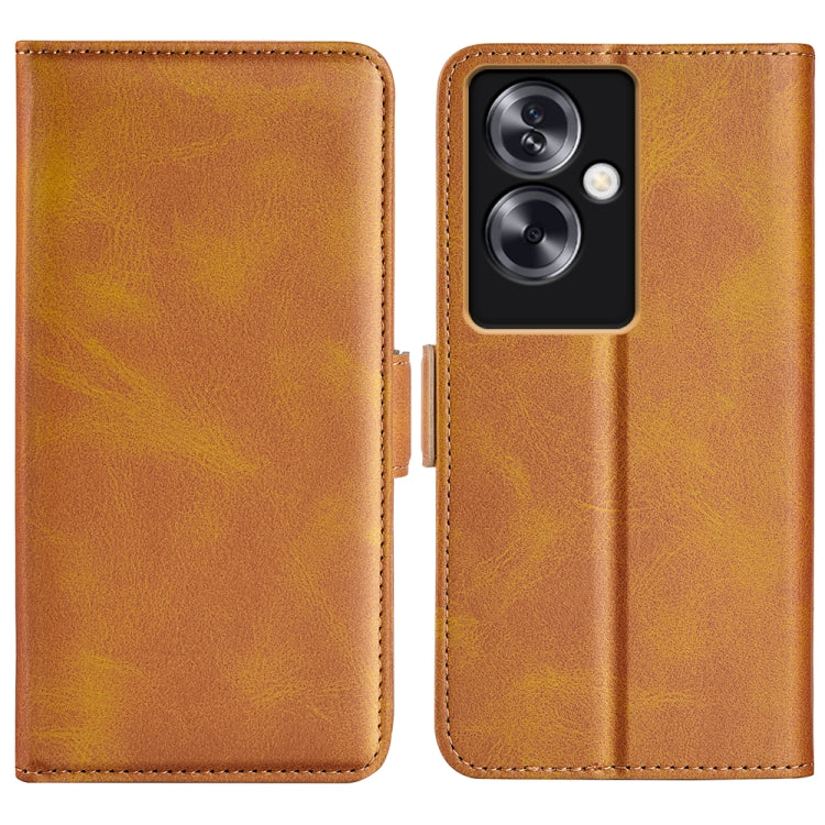 Custodia per telefono in pelle con vibrazione orizzontale con fibbia magnetica a doppio lato, For OPPO A79, For OPPO Reno14 Pro 5G Global, For OPPO Reno14 5G Global, For OPPO F29 Pro 5G