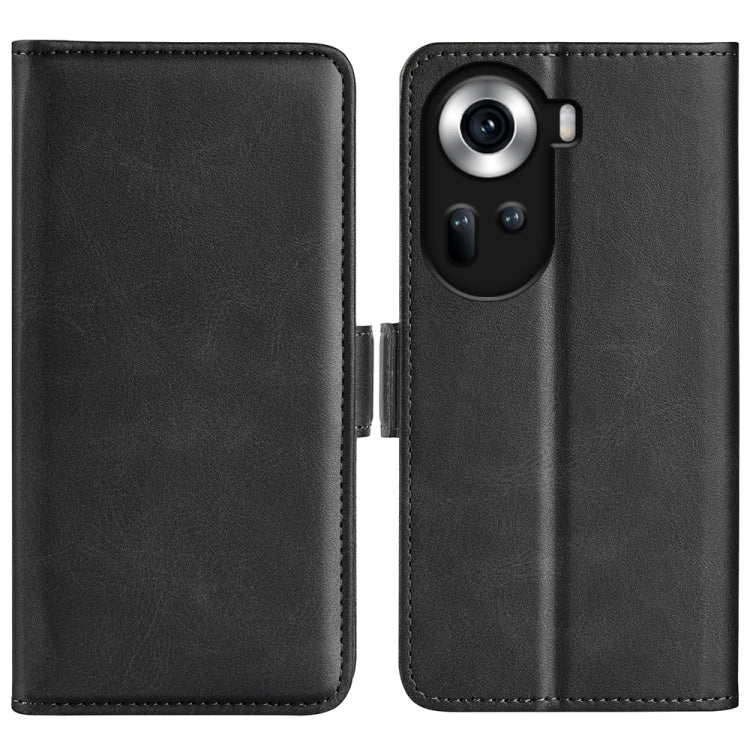 Custodia per telefono in pelle con vibrazione orizzontale con fibbia magnetica a doppio lato, For OPPO A3 Pro 5G China, For OPPO Reno11 F 5G, For OPPO Reno11 5G Global, For OPPO A38