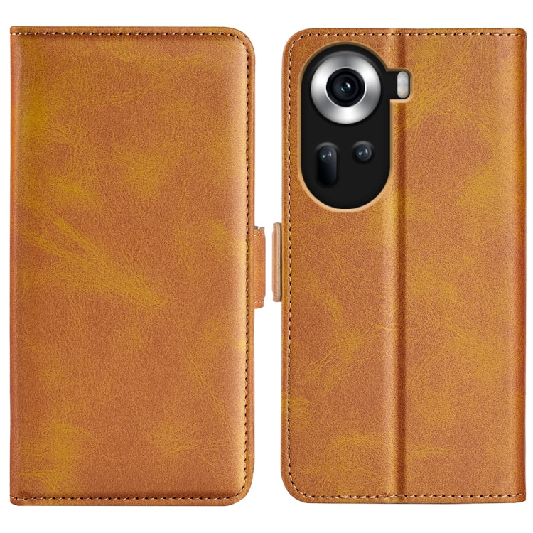 Custodia per telefono in pelle con vibrazione orizzontale con fibbia magnetica a doppio lato, For OPPO A3 Pro 5G China, For OPPO Reno11 F 5G, For OPPO Reno11 5G Global, For OPPO A38