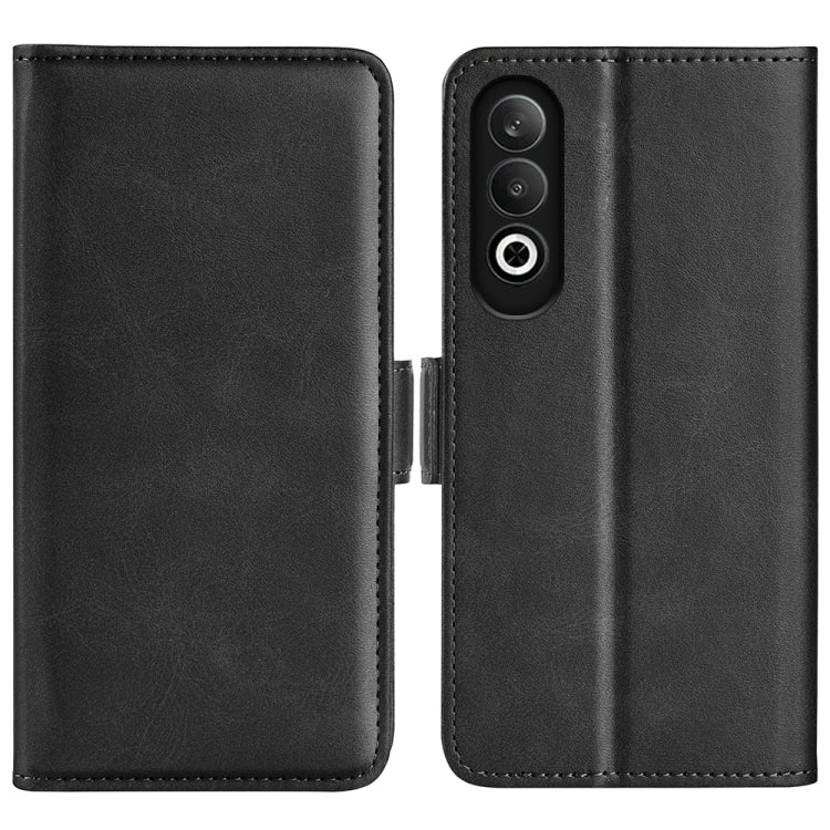 Custodia per telefono in pelle con vibrazione orizzontale con fibbia magnetica a doppio lato, For OPPO A3 Pro Global, For OPPO Reno12 Pro 5G Global, For OPPO Reno12 5G Global, For OPPO K12
