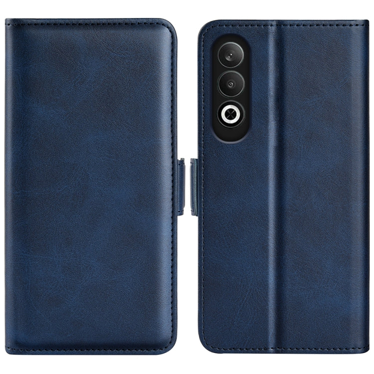 Custodia per telefono in pelle con vibrazione orizzontale con fibbia magnetica a doppio lato, For OPPO A3 Pro Global, For OPPO Reno12 Pro 5G Global, For OPPO Reno12 5G Global, For OPPO K12