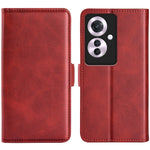 Custodia per telefono in pelle con vibrazione orizzontale con fibbia magnetica a doppio lato, For OPPO A3 Pro 5G China, For OPPO Reno11 F 5G, For OPPO Reno11 5G Global, For OPPO A38