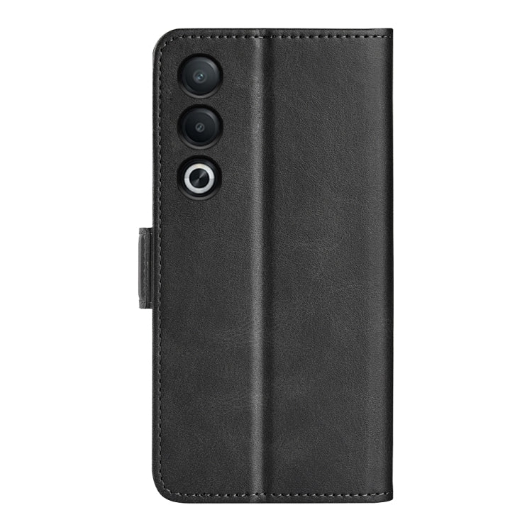 Custodia per telefono in pelle con vibrazione orizzontale con fibbia magnetica a doppio lato, For OPPO A3 Pro Global, For OPPO Reno12 Pro 5G Global, For OPPO Reno12 5G Global, For OPPO K12