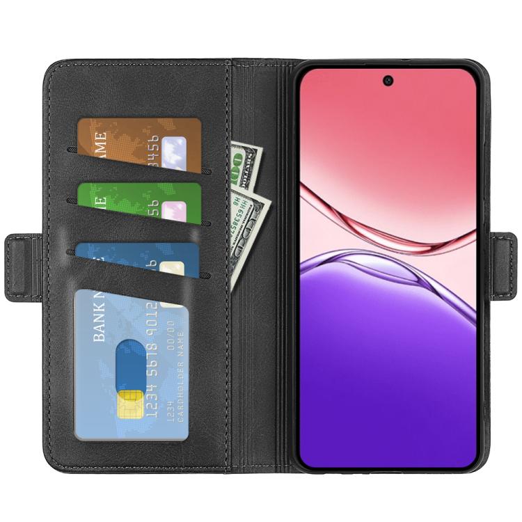 Custodia per telefono in pelle con vibrazione orizzontale con fibbia magnetica a doppio lato, For OPPO A5 Pro Global, For OPPO Reno13 Pro 5G, For OPPO Reno13 5G, For OPPO Reno13 F