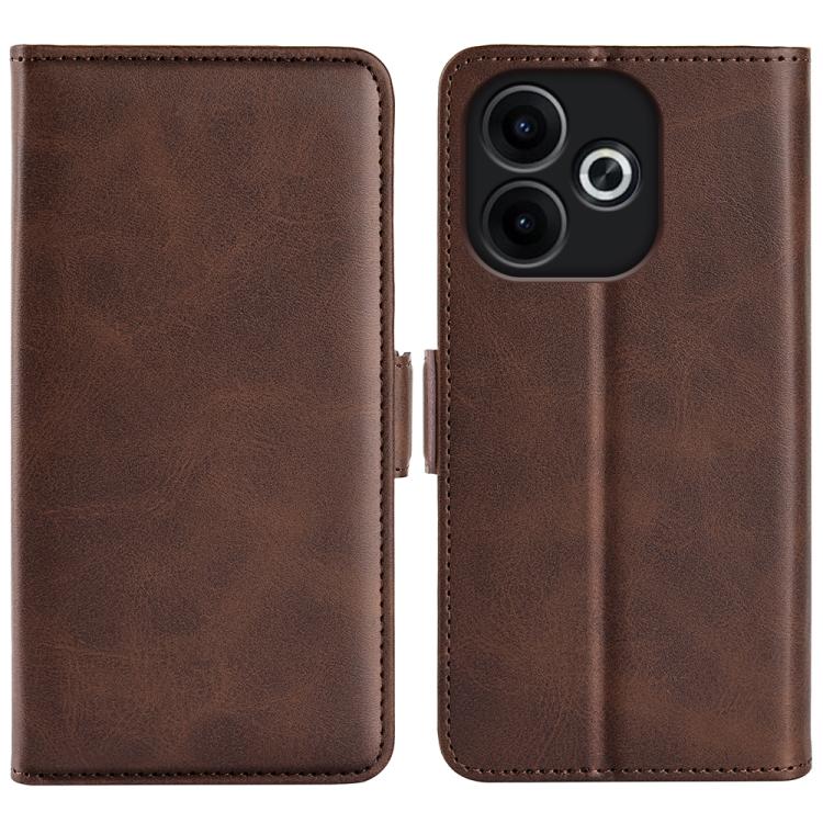 Custodia per telefono in pelle con vibrazione orizzontale con fibbia magnetica a doppio lato, For OPPO A5 Pro Global, For OPPO Reno13 Pro 5G, For OPPO Reno13 5G, For OPPO Reno13 F