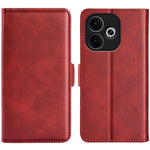 Custodia per telefono in pelle con vibrazione orizzontale con fibbia magnetica a doppio lato, For OPPO A5 Pro Global, For OPPO Reno13 Pro 5G, For OPPO Reno13 5G, For OPPO Reno13 F