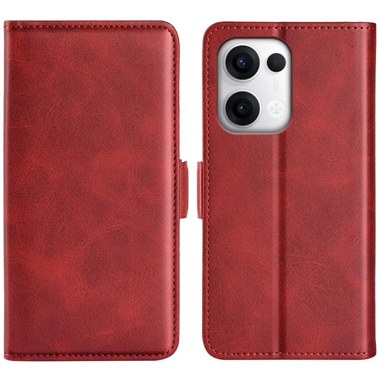 Custodia per telefono in pelle con vibrazione orizzontale con fibbia magnetica a doppio lato, For OPPO A5 Pro Global, For OPPO Reno13 Pro 5G, For OPPO Reno13 5G, For OPPO Reno13 F