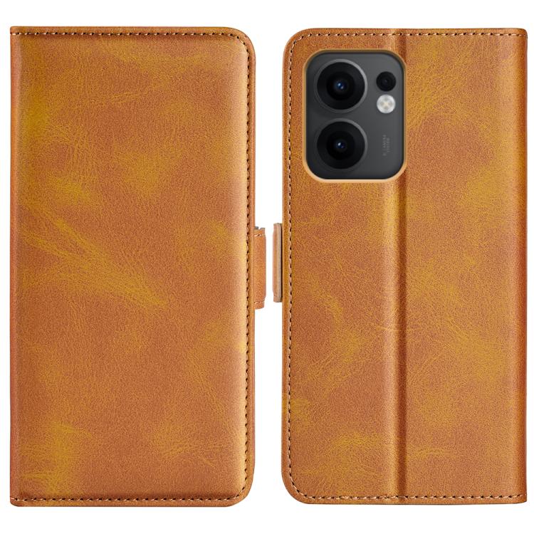 Custodia per telefono in pelle con vibrazione orizzontale con fibbia magnetica a doppio lato, For OPPO A5 Pro Global, For OPPO Reno13 Pro 5G, For OPPO Reno13 5G, For OPPO Reno13 F