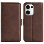 Custodia per telefono in pelle con vibrazione orizzontale con fibbia magnetica a doppio lato, For OPPO A5 Pro Global, For OPPO Reno13 Pro 5G, For OPPO Reno13 5G, For OPPO Reno13 F