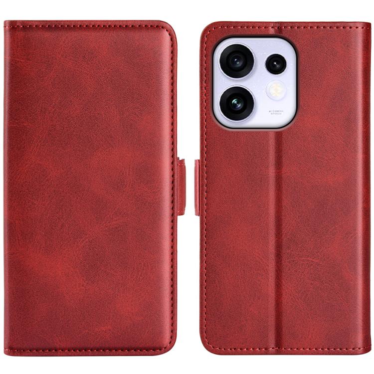 Custodia per telefono in pelle con vibrazione orizzontale con fibbia magnetica a doppio lato, For OPPO Reno16 F / FS, For OPPO Reno16 5G /16 Pro 5G Global, For OPPO Find X9 Ultra, For OPPO Reno15 F 5G