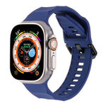 Cinturino per orologio sportivo in silicone Ripple, For Apple Watch Ultra 49mm
