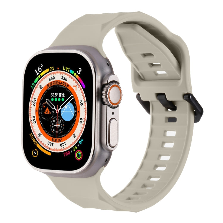 Cinturino per orologio sportivo in silicone Ripple, For Apple Watch SE 2022 44mm