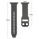 Cinturino per orologio sportivo in silicone Ripple, For Apple Watch 5 44mm