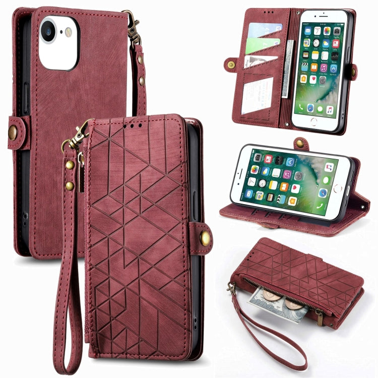 Custodia portafoglio in PU e TPU con cerniera per iPhone XS Max