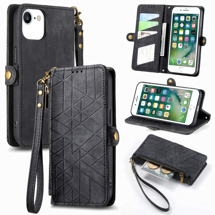 Custodia portafoglio in PU e TPU con cerniera per iPhone XS Max