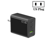 Adattatore GaN 65W USB-C e USB 3.0 per MacBook