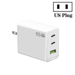 Adattatore GaN 65W USB-C e USB 3.0 per MacBook