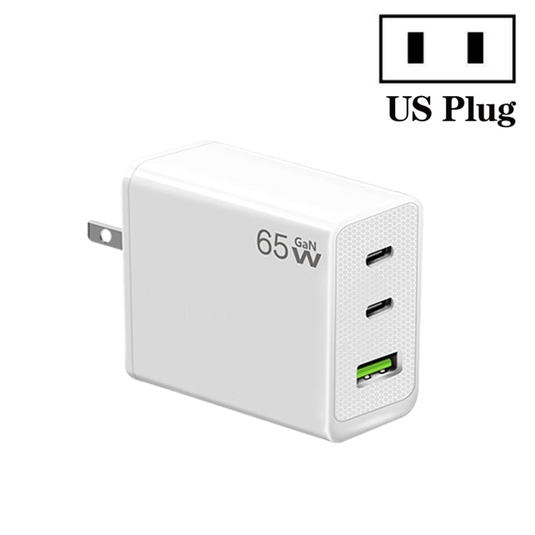 Adattatore GaN 65W USB-C e USB 3.0 per MacBook
