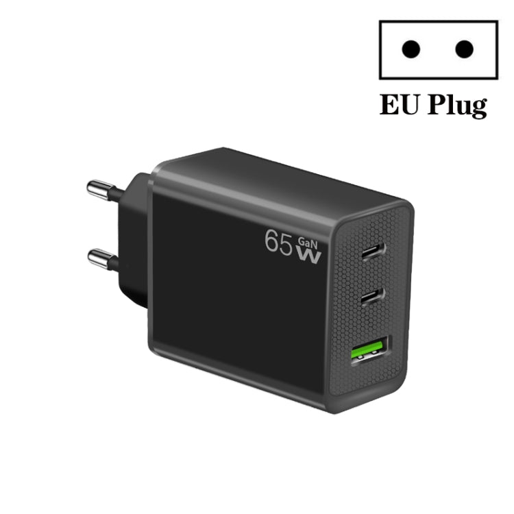 Adattatore GaN 65W USB-C x2 e USB 3.0 per MacBook