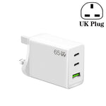 Adattatore GaN 65W Type-C x2 + USB 3.0 per MacBook