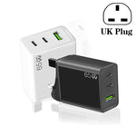 Adattatore GaN 65W Type-C x2 + USB 3.0 per MacBook