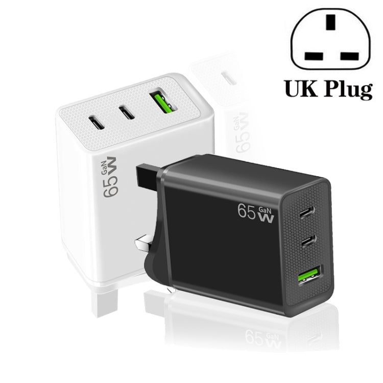 Adattatore GaN 65W Type-C x2 + USB 3.0 per MacBook
