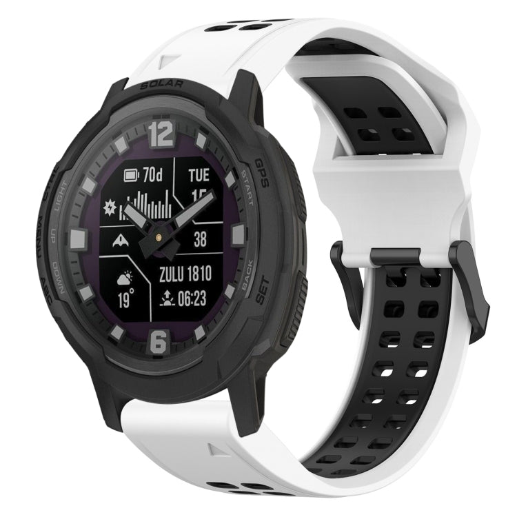 Cinturino in silicone bicolore 22 mm per Garmin Instinct