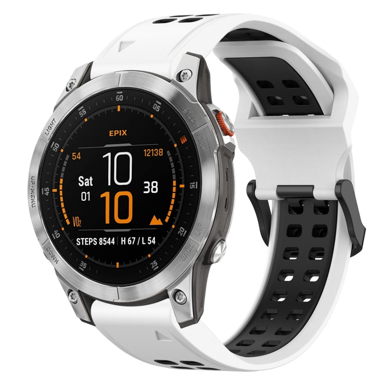 Cinturino in silicone bicolore 22 mm per Garmin Epix Gen 2